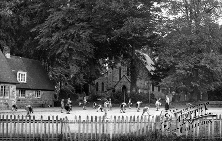 Crawley Down, the School and Church c1955.