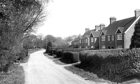 Crawley Down, Hophurst Road c1955.